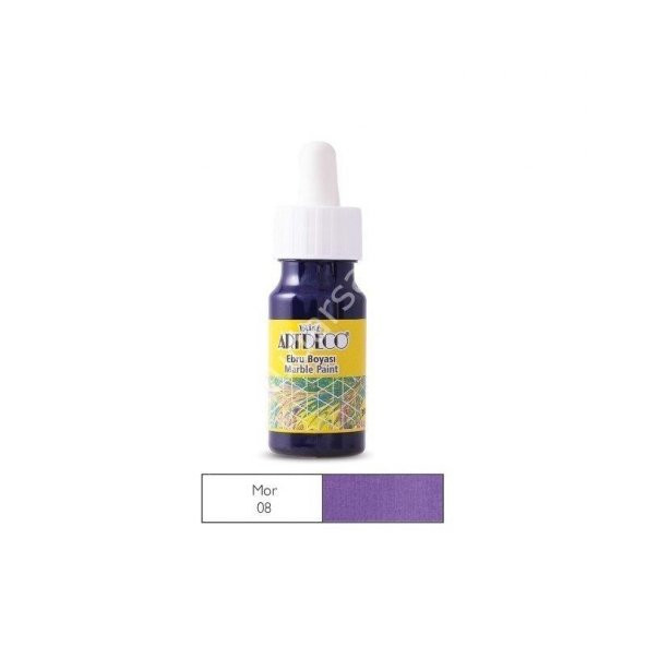 Artdeco Ebru Boyası 30ml Mor 08
