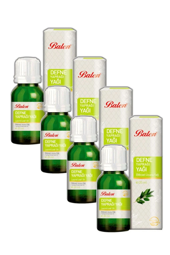 Balen Defne Yaprağı Yağı Soğuk Pres 20 ml 4 Adet ürün görseli 1