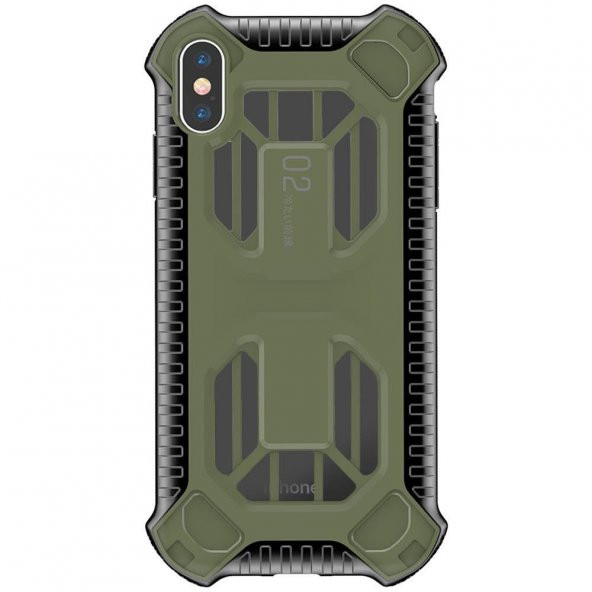 iPhone X/XS 5.8 Baseus Cold Front Isı Dağılımlı Kılıf - 3