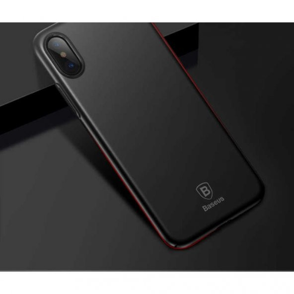 iPhone X/XS 5.8 Orijinal Baseus Thin Back Ultra İnce Mat Kılıf - 5