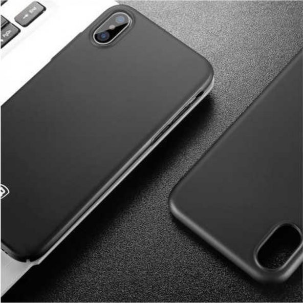 iPhone X/XS 5.8 Orijinal Baseus Thin Back Ultra İnce Mat Kılıf - 9