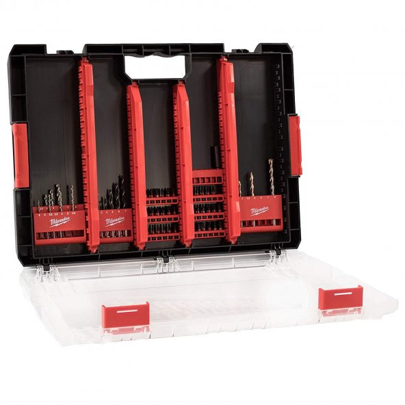 Milwaukee T4932464144 Ağır Hizmet Tipi Heavy Duty Delme ve Vidalama Aksesuar Bits Seti 50 Parça - 1