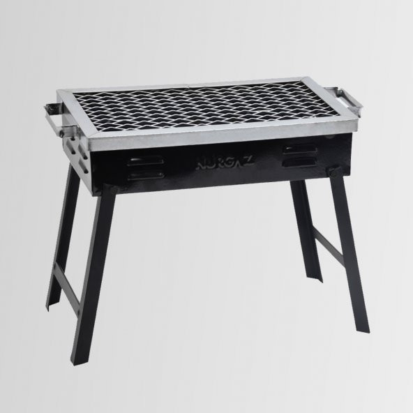 Nurgaz NG-KMK Kara Mangal Küçük Boy Katlanır Ayaklı Çantalı