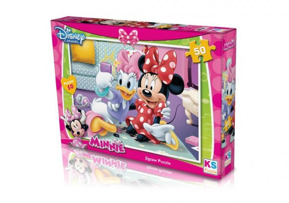 Ks Puzzle 50 Parça Minnie Mouse