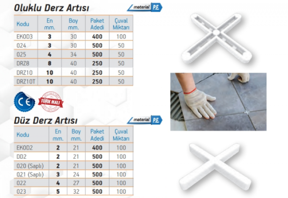 Ma-De Oluklu Derz Artısı - 3