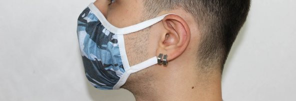 5 ADET YETİŞKİN MİKROFİLAMENT NANO BEZ MASKE - YIKANABİLİR MASKE - 5
