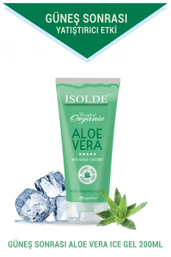 Zigavus Isolde Güneş Sonrası Aloe Vera Ice Jel 200 ml - At Kestanesi İçerikli