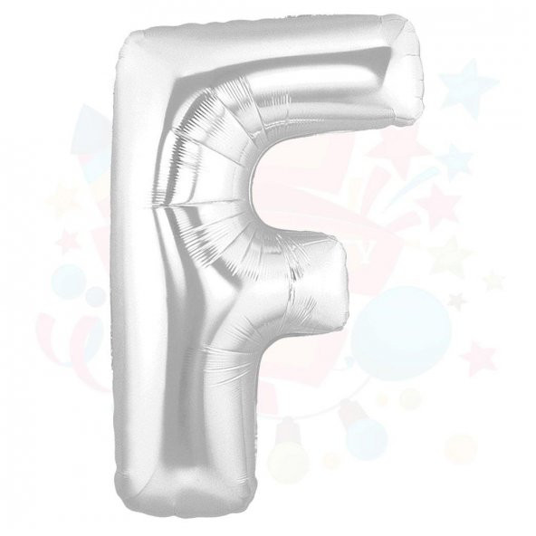 Nedi Balon Folyo 40 Harf Gümüş F 00849
