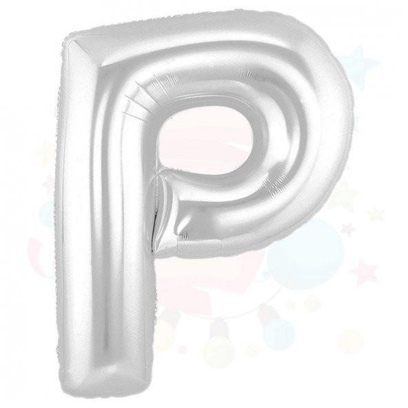 Nedi Balon Folyo 40 Harf Gümüş P 01360 ürün görseli 1