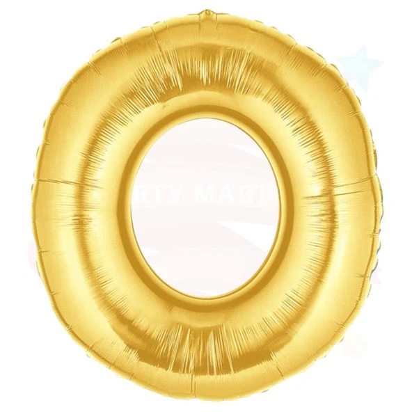 Nedi Balon Folyo 40 Harf Altın O 02138 - Resim 3