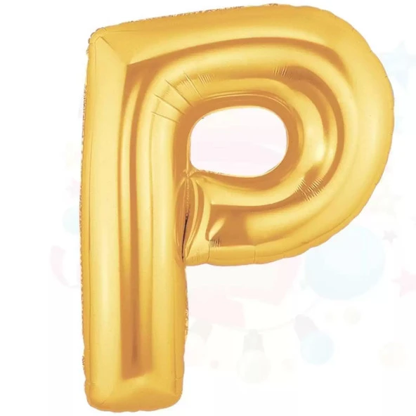 Nedi Balon Folyo 40 Harf Altın P 02139 - Resim 3