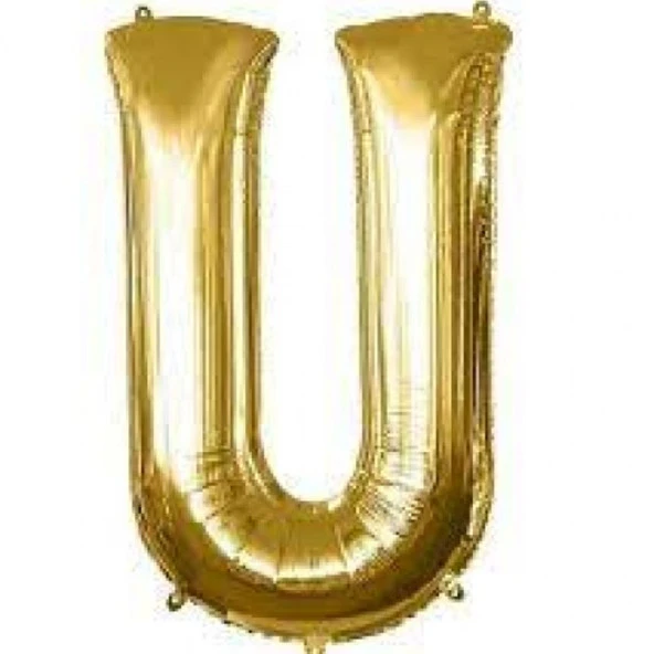 Nedi Balon Folyo 40 Harf Altın U 02144 - Resim 3