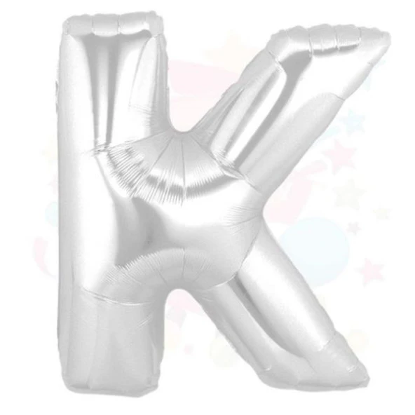Nedi Balon Folyo 40 Harf Gümüş K 01824 - 3