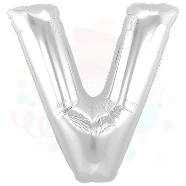 Nedi Balon Folyo 40 Harf Gümüş V 01363 - Resim 3