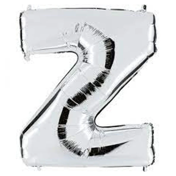 Nedi Balon Folyo 40 Harf Gümüş Z 01364 - Resim 3