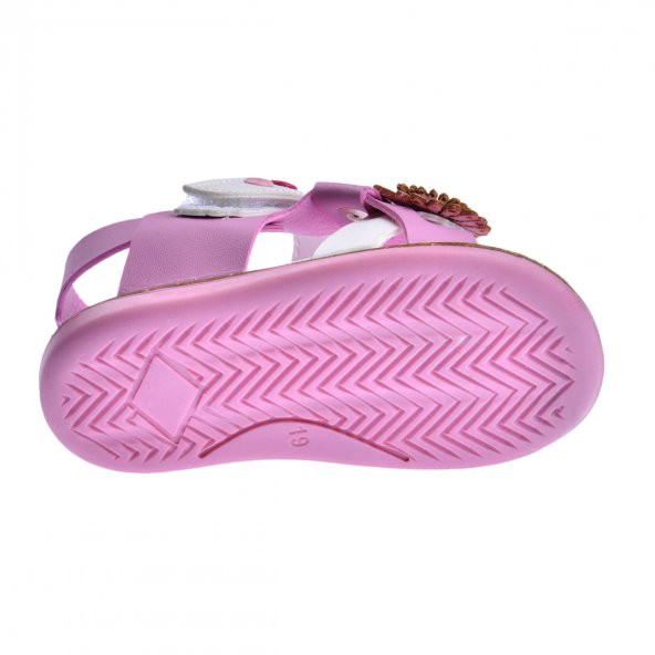 Kiko Kids Kız Çocuk İlk Adım Sandalet Şb 2301-10 Beyaz - Pembe - Resim 5
