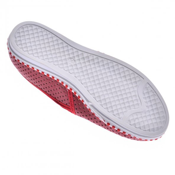 Ayakland Mrt Günlük Babet Kadın Ayakkabı Kırmızı - 5