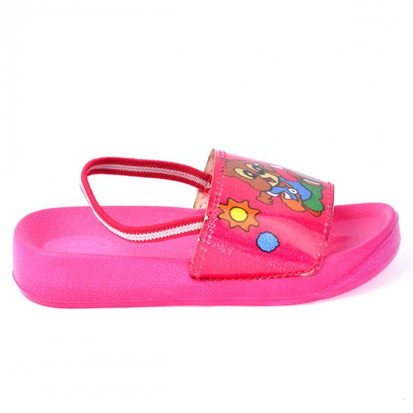 Kiko Kids Akn E405.084 Plaj Havuz Kız Çocuk Sandalet Terlik Fuşya - 2