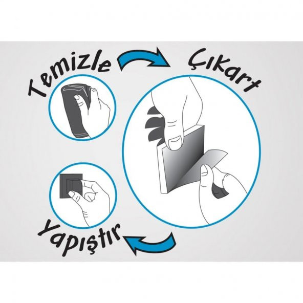 Teknotel Askılık Dörtlü Yapışkanlı EF252 - 2