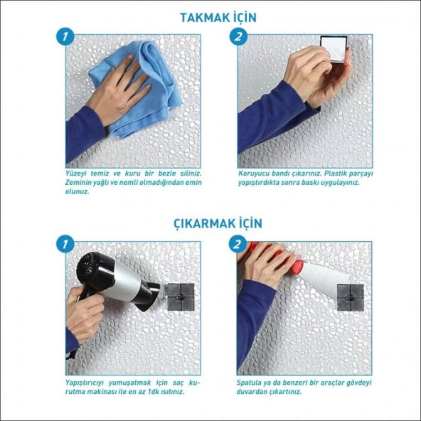 Teknotel Askılık Dörtlü Yapışkanlı EF252 - 3