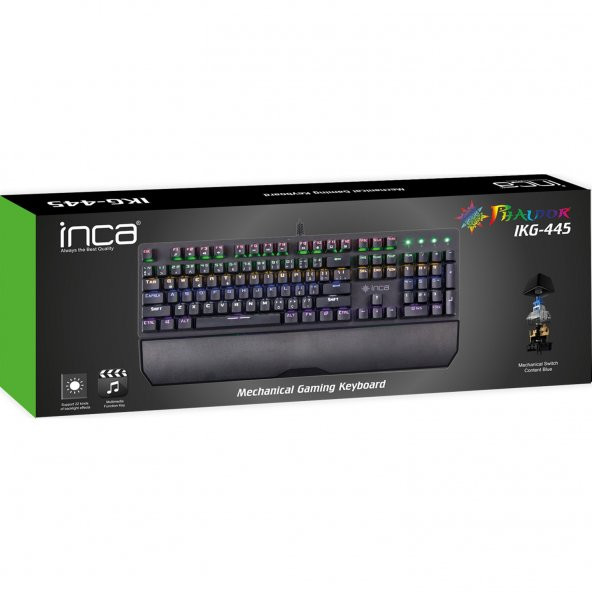 Inca Phaldor IKG-445 RGB Mekanik Oyuncu Klavye - 3
