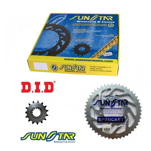 Yamaha WR 125 R / X (2009-2015) Sunstar Zincir Dişli Seti