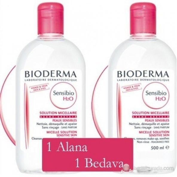 Bioderma Sensibio H2O 500 ml Alana 2. Ürün Hediye