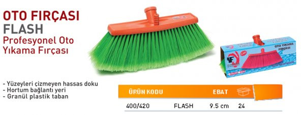 Oto Yıkama Fırçası Profesyonel Fırça 1 Adet