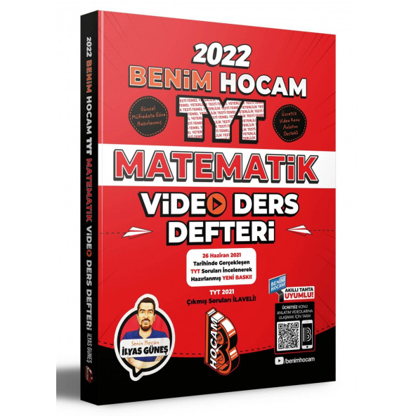 Benim Hocam Yayınları 2022 TYT Matematik Video Ders Defteri