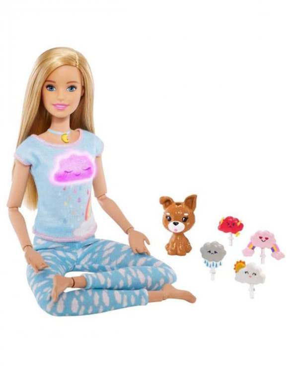 Barbie Nefes Egzersizi Oyuncak Bebek GNK01