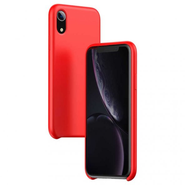 iPhone XR 6.1 Baseus Lsr Back Case İçi Kadife Kılıf - 3