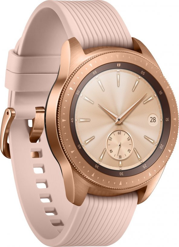 Samsung Galaxy Watch (42mm) (Android ve iPhone Uyumlu) Pembe/Altın - SM-R810NZDATUR (Samsung Türkiye - 2