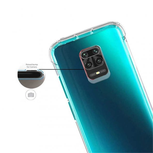 Ceponya Xiaomi Redmi Note 9 Pro Köşeleri Airbagli Antişok Kılıf - 3