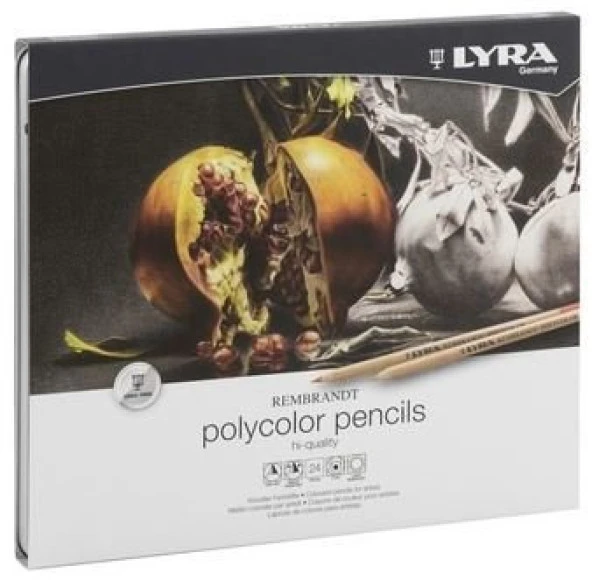 LYRA Rembrandt Polycolor kalem/24LÜ METAL KUTU