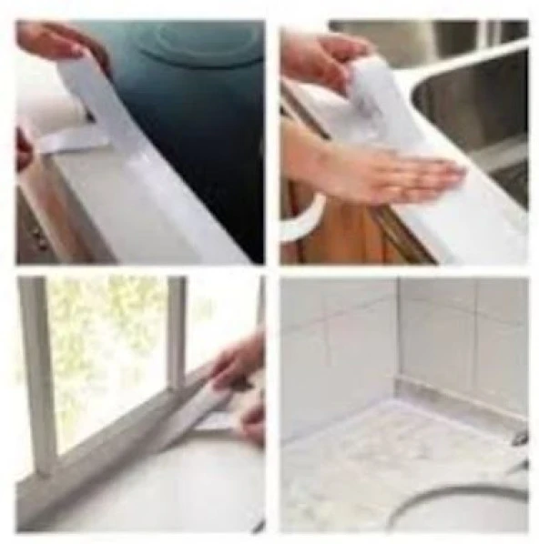 Su Sızdırmaz Geçirmez tamir Bant Lavabo Küvet Kenar Mutfak Banyo - 2