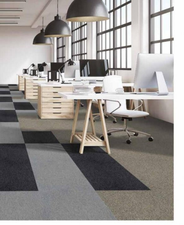 Karo Halı Tarkett Sintelon Star Koyu Haki-50cmx50cm-4 adet - 2