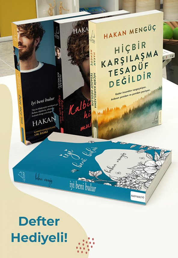 Hakan Mengüç 3 Kitap Set Özel Defter Hediyeli