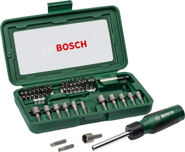 Bosch 2607019504 Dıy Tornavida Seti, 46 Parça