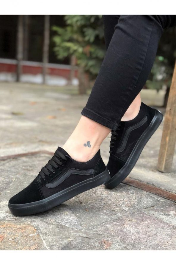 TEET TT026 Siyah ST Sneaker Günlük Ayakkabı