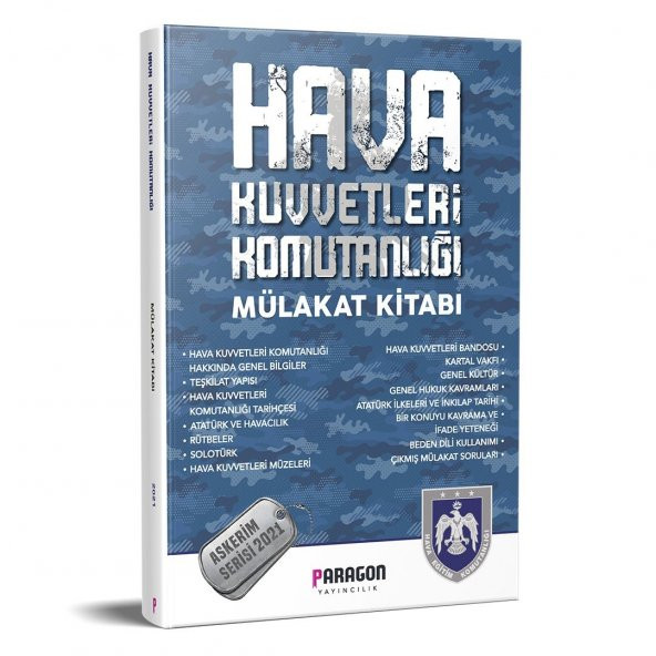 Paragon Yayıncılık  2021 Hava Kuvvetleri Komutanlığı Mülakat Kitabı