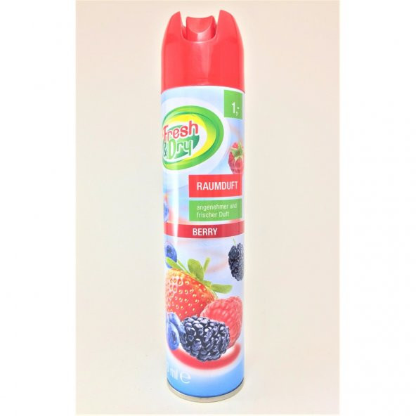 Fresh Dry Sprey Oda Parfümü 300 M Berry (Meyve Aromalı)