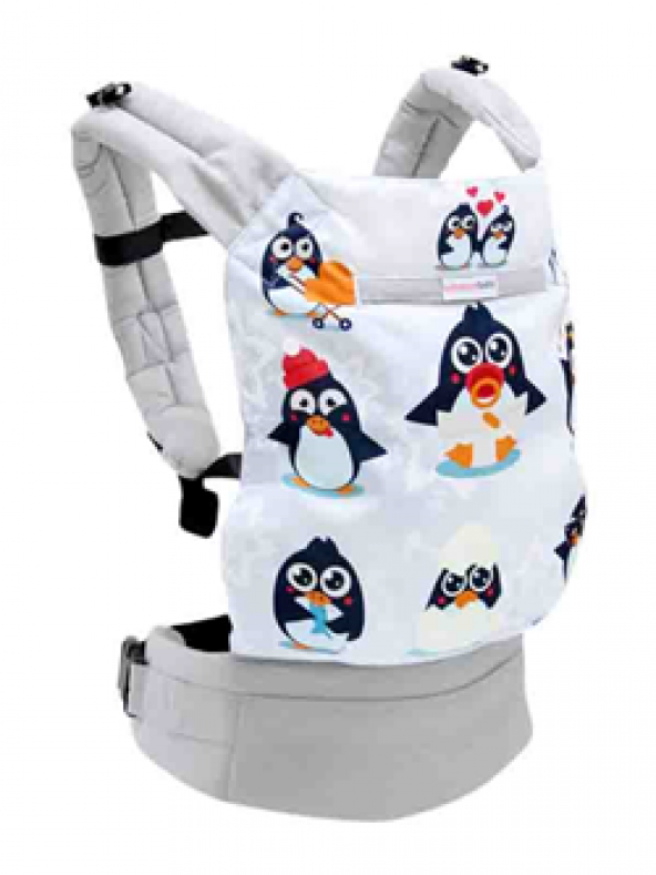 Solomombaby Mutlu Penguenler Ergonomik Kanguru