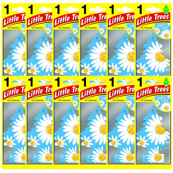 Little Trees Daisy Chain Papatya Aromalı Oto Kokusu 12 Adet