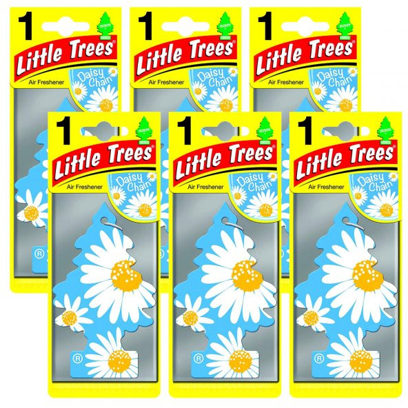 Little Trees Daisy Chain Papatya Aromalı Oto Kokusu 6 Adet