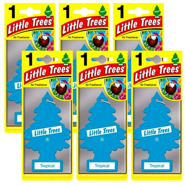 Little Trees Tropikal Aromalı Asma Oto Kokusu 6 Adet
