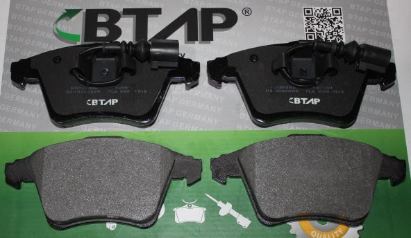 BTAP VOLKSWAGEN TOUAREG 2006- 2.5TDI ÖN FREN BALATASI 7L6698151B