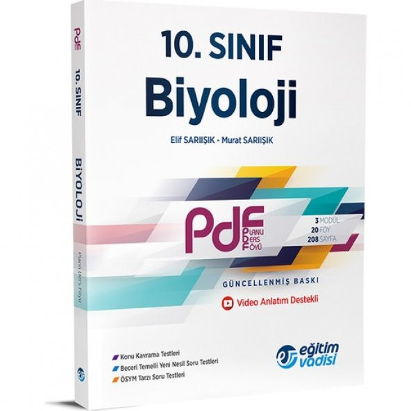 EĞİTİM VADİSİ 10.SINIF BİYOLOJİ PDF -2020-