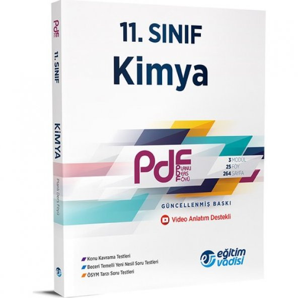 EĞİTİM VADİSİ 11.SINIF KİMYA PDF -2020-