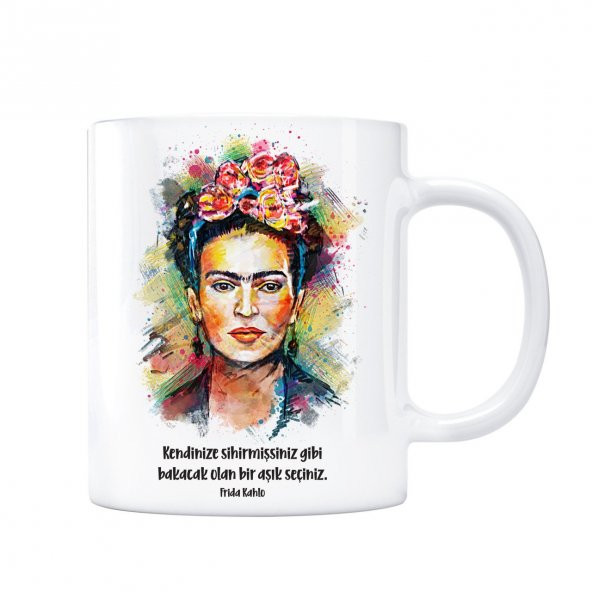 Frida Kahlo Kupa Bardak - Bir Aşık Seçiniz
