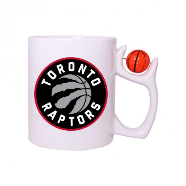 Toronto Basket Topu Figürlü Çift Taraf Baskılı Kupa